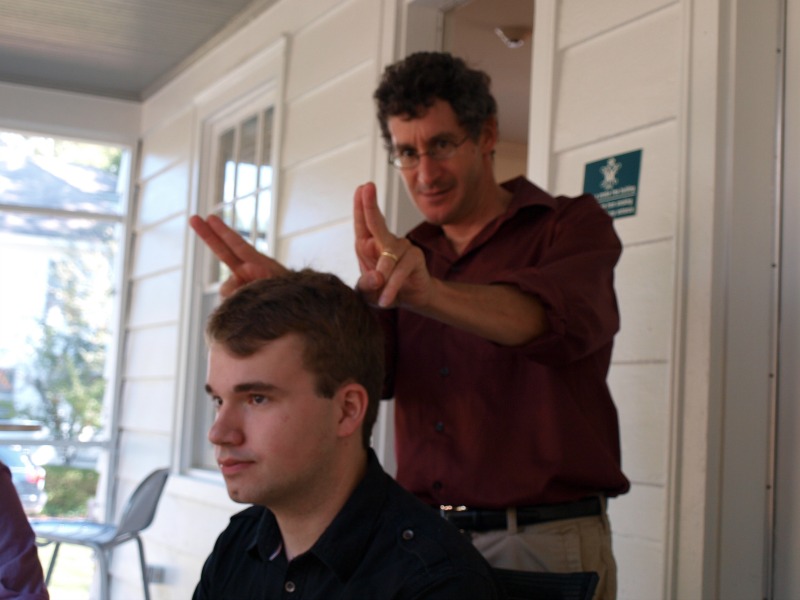 Dan attempts to lighten the mood